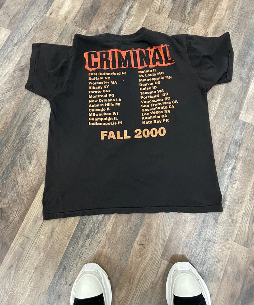 vintage eminem criminal tour shirt