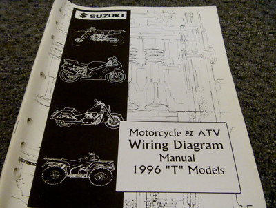 1996 Suzuki GN125ET GS500ET Motorcycle Electrical Wiring Diagrams Manual