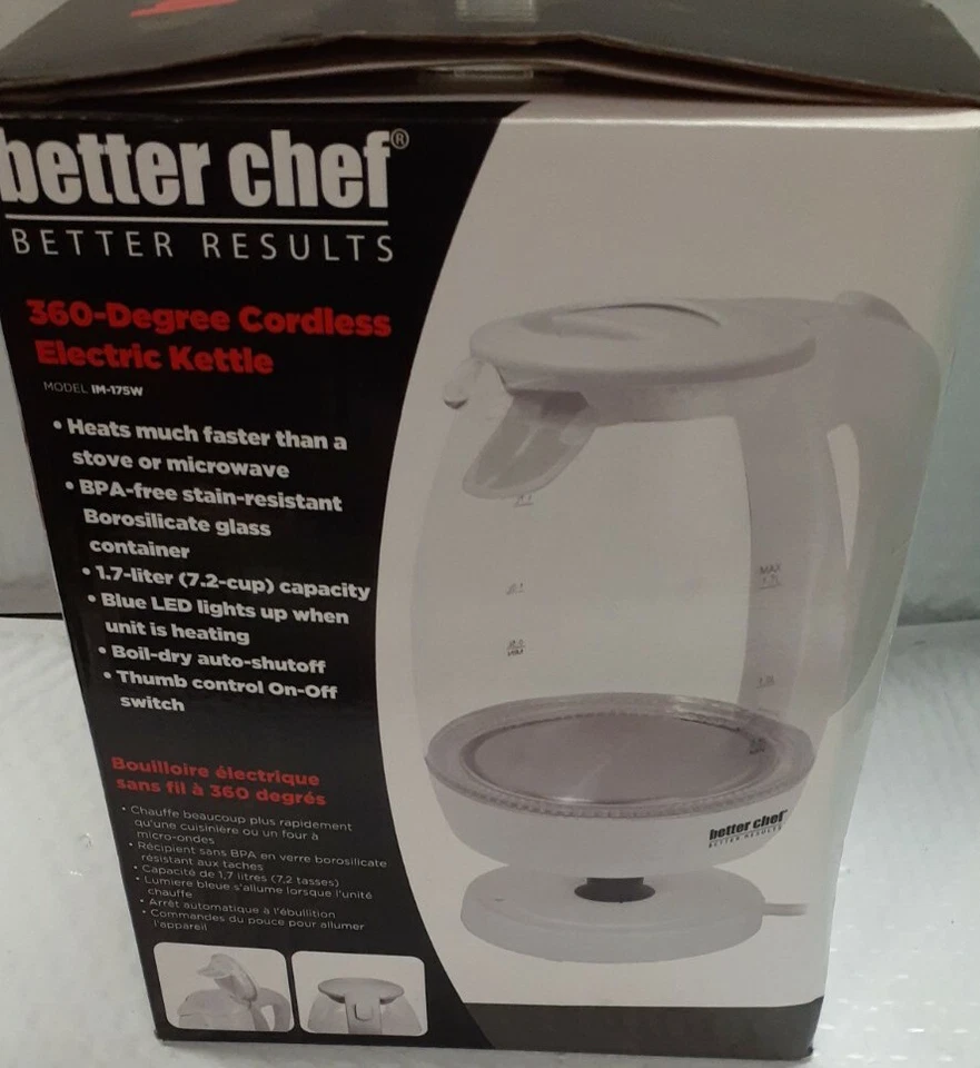 Better chef 360-degree Cordless Electric kettle - Image 2 of 4