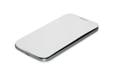 Handyhülle Tasche (Flipcover) für Samsung I9190 Galaxy S4 mini weiß - Bild 1 von 4