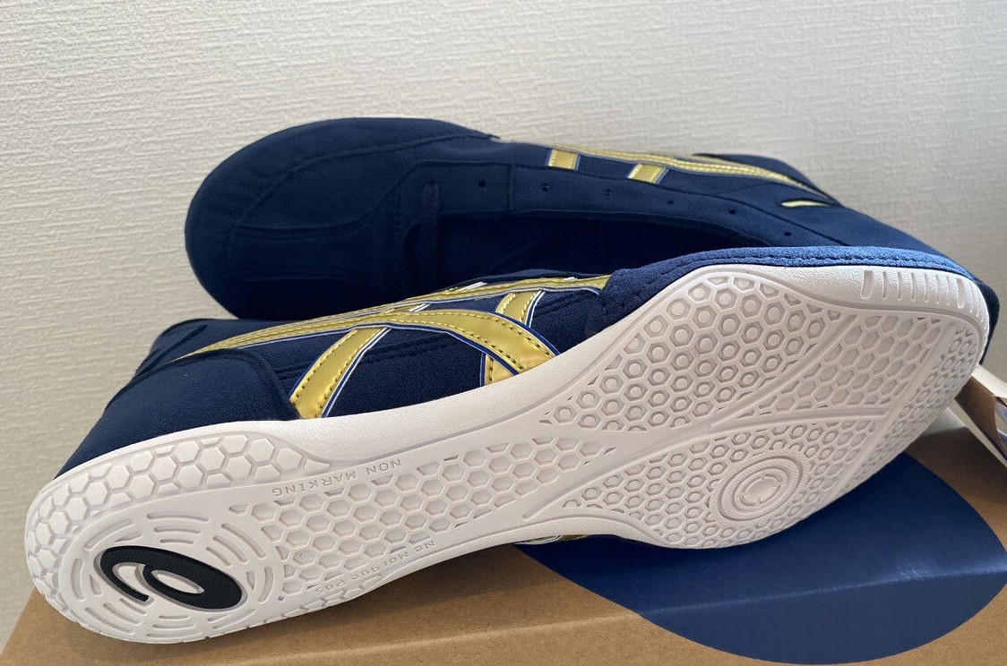 Asics Wrestling Shoes EX-EO special order 1083A001 Navy x
