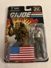 GI Joe 25th Anniversary Foil First Sergeant Duke W/ Jet Pack Flag- W/ Protector