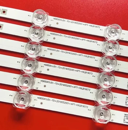 Strisce LED per Hisense HD650X1U51-T0L3 SVH650AK7 HZ65A59E HZ65E3D HZ65A52E - Foto 7 di 7