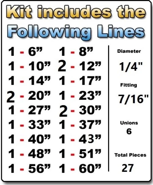刹车线套件适用于 1941 - 1958 道奇卡车 1/2 吨 2WD B1 D100 — 第 2/3 张图片