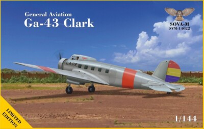 Sova-M 1/144 GA-43 ''Clark'' passanger aircraft (L.A.P.E.)_SVM14022