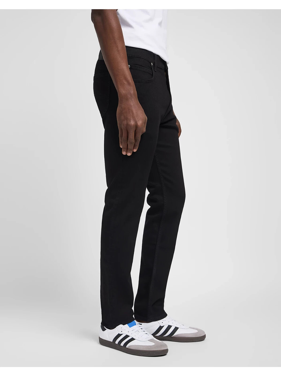 LEE Rider Slim Straight Jeans W31 L30 Black Stretch Cotton RRP £85 image 7