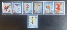 Paraguay Complete set of 7 Sarajevo Olympics of 1984. Lot #10-062906
