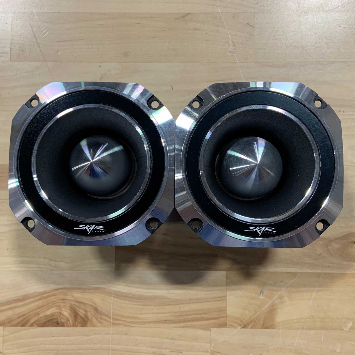 2) USED SKAR AUDIO VX4-ST 4-INCH 600 WATT TITANIUM BULLET 2) USED SKAR AUDIO VX4-ST 4-INCH 600 WATT TITANIUM BULLET