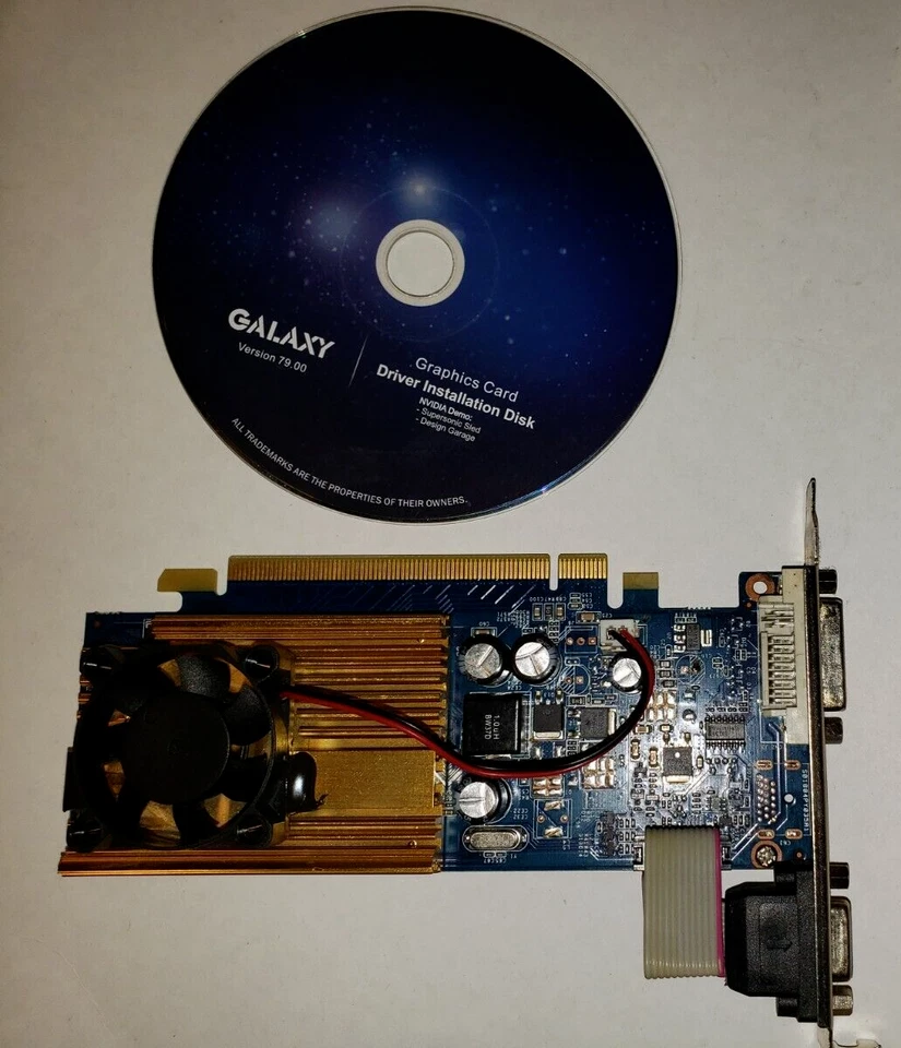 NVIDIA GeForce 8400 GS DVI-I VGA Video Graphics Card - Image 2 of 4