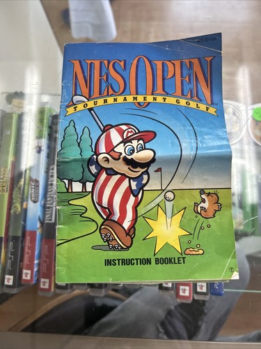 NES Open Tournament Golf (Nintendo Entertainment System, 1985) NUR Handbuch