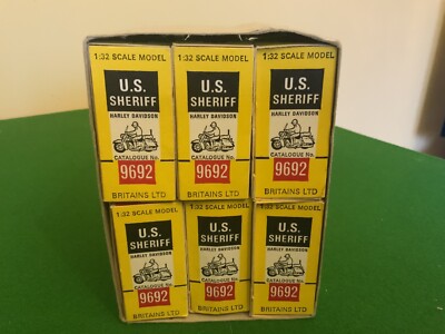 BRITAINS - 1/32 - HARLEY DAVIDSON - ELECTRA GLIDE - US SHERIFF - 9692 - SUPERBE