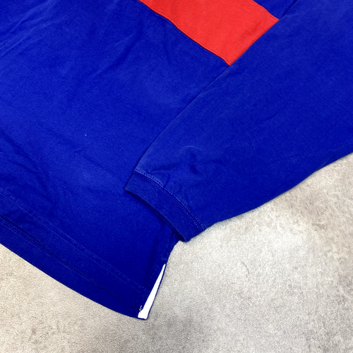 Varsity Classics Rugby Shirt Mens 2XL USA Vintage Sports Polo Top, Blue - Picture 5 of 11
