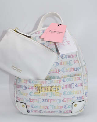 Juicy Couture Pullout Pouch Backpack in Multi White | eBay display picture 2