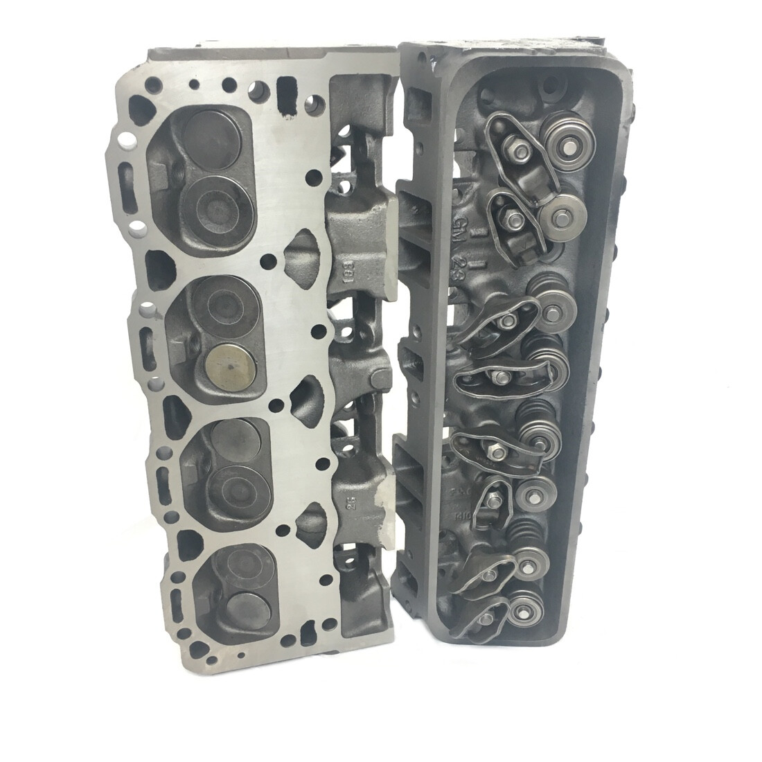 Genuine GM Chevrolet GMC 5.7L 350 TBI Cylinder Heads PAIR 19871995 w/ Rockers Actutun