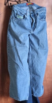 EMPYRE Men's Straight Leg Blue Light Wash Denim Jeans 90s xtra Baggy Fit Size 28
