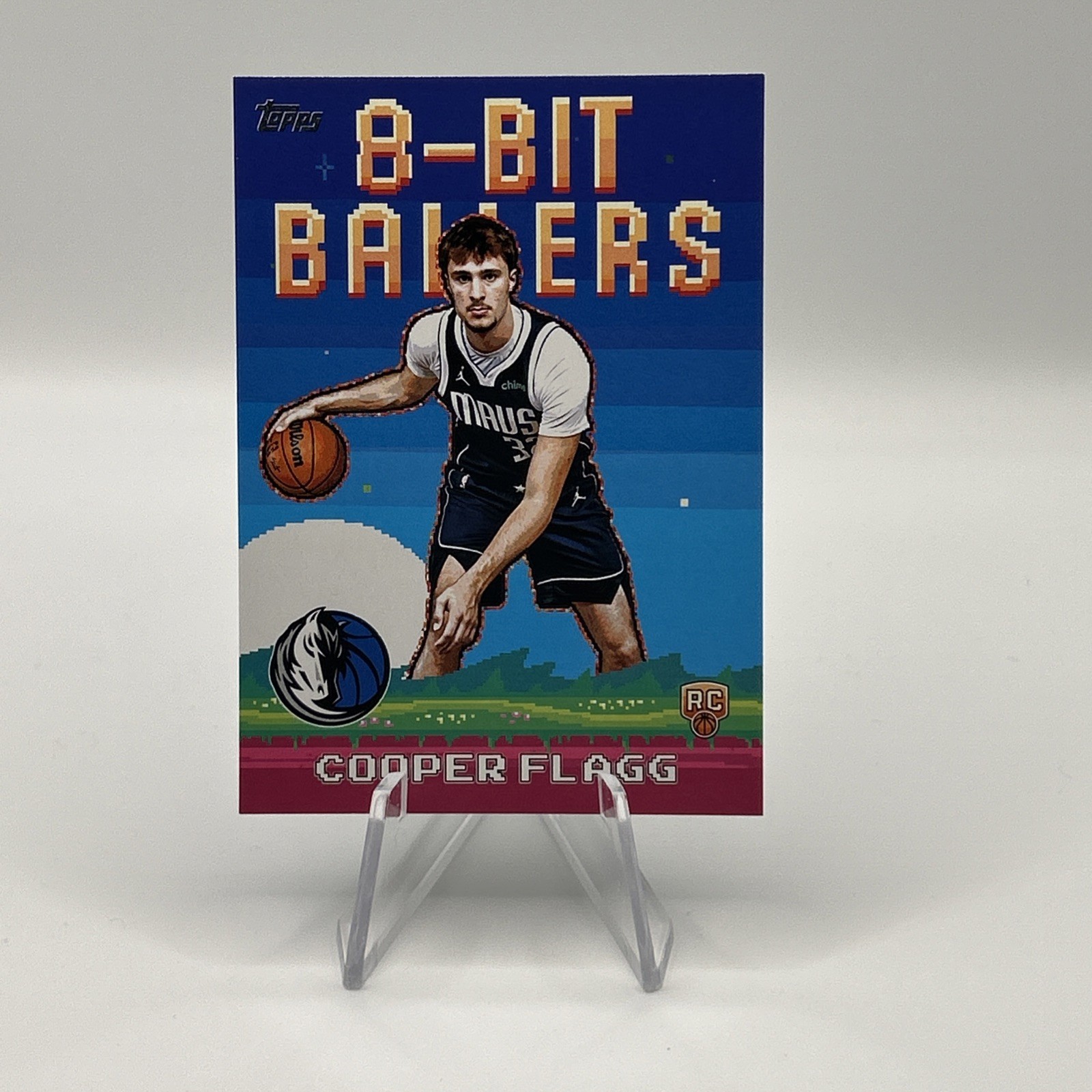 Cooper Flagg 2025-2026 Topps Basketball 8 Bit Ballers Rookie Card #8B-31