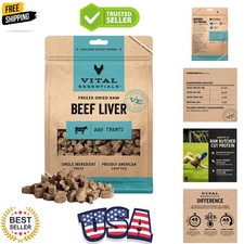 Freeze Dried Dog Treats  Beef Liver, Single Ingredient  Quality  Grain Fr...