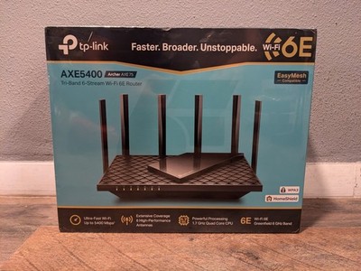 Sealed New TP-Link Archer AXE75 AXE5400 Tri-Band 6 Stream WiFi 6E Gigabit Router