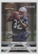 2010 Panini Threads Rookie Silver Signatures /499 Devin McCourty #226 Auto uk2