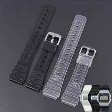Replacement Strap For Casio 18mm Watch Fits F91W/F84/F105/108/A158/168/AE1200