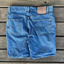 Vintage 2000s Y2K Style Levi's 505 Paper Tag Faded Baggy Jorts