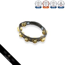 LP Cyclops Hand Held Tambourine with Brass Jingles Black LP170Japan Brand New