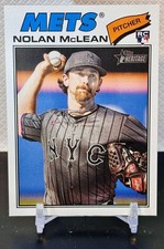 2026 Topps Heritage Nolan McLean #150 RC Mets