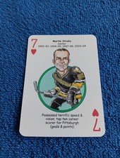 Martin Straka Card Pittsburgh Penguins Hero Decks Playing Card Hockey Card NHL