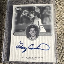 Upper Deck Legends Legendary Signatures Autograph Gary Carter Mets #S-GC MLB