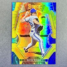 DAVID WELLS 2023 PANINI SELECT #153 TIE-DYE PRIZM (SSP /25) TORONTO BLUE JAYS