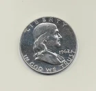 1962 P Proof Silver Ben Franklin Half Dollar