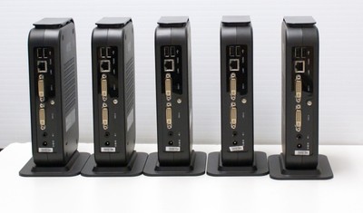 Lot of 5 WYSE D200 P20 PCoIP Dual Thin Client 909101-01L No AC adapter