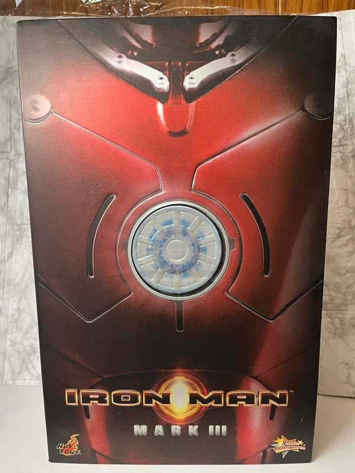 Hot Toys Movie Masterpiece Iron Man Mark III 3 1/6 figurine MMS75 INUTILISÉE - Photo 3/4