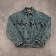 Vintage 1970s Levis Type III Denim Trucker Jacket Blue USA Made Classic