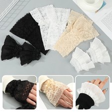 1Pair Detachable Fake Sleeves Spring Autumn Wild Sweater Decorative Sleeves Lace