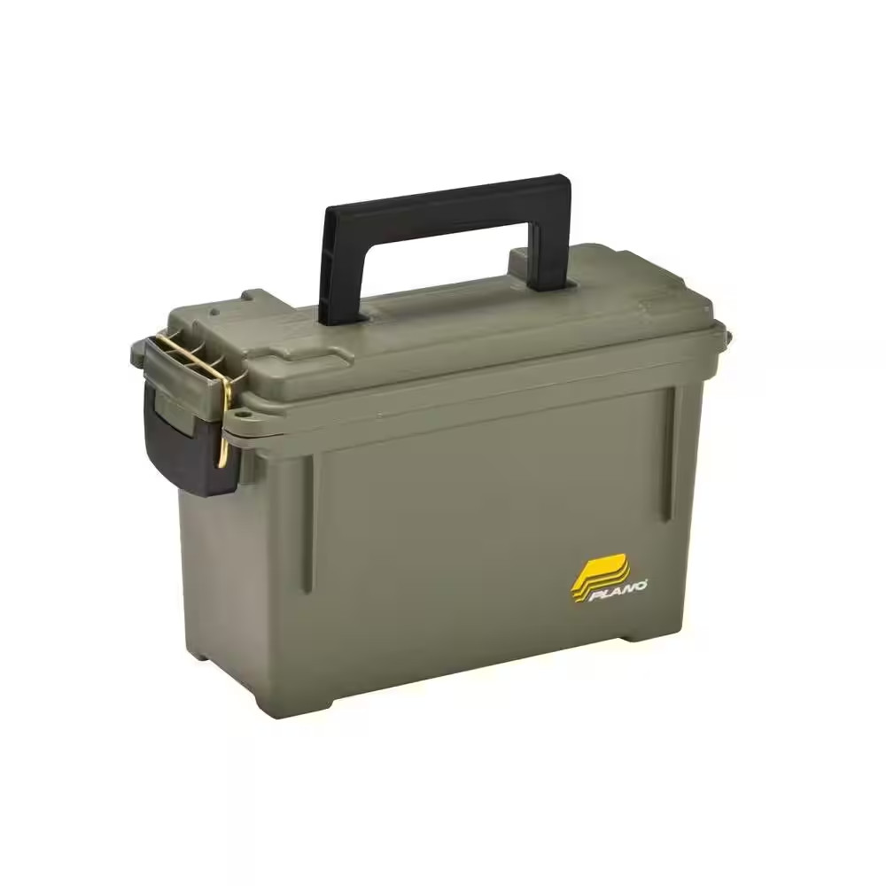 Plano Field Ammo Box, OD Green, Lockable Ammunition Storage Box with Heavy-Duty