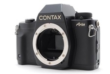 NEAR MINT Contax Aria 35mm SLR Film Camera Black Body Only From JAPAN