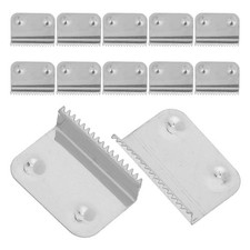 12Pcs Tape Dispenser Replacement Blades Iron Material Silver for Desktop Use