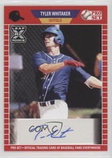 2021 Leaf Pro Set Baseball Blaster Auto Tyler Whitaker #PS-TW1 Auto 6j0