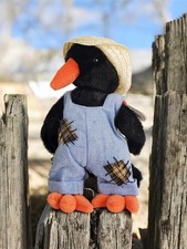 Ty Beanie Baby  CAWLEY The Crow Plush - The Attic Treasures Collection
