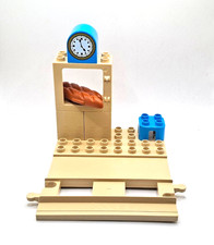 LEGO DUPLO  EISENBAHN BAHNSTEIG HALTESTELLE BAHNHOF MIT SCHIENE FÜR 10427  NEU