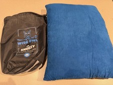 Mądra sowa The Snoozy Camping Poduszka do pakowania w kolorze niebieskim