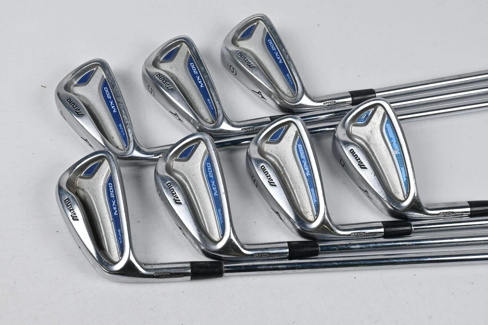 Left Hand Mizuno MX-200 Irons / 4-PW / Stiff Flex N.S.PRO Steel Shafts - Image 2 of 4