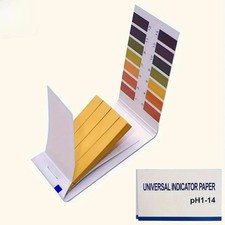 pH Test Strips 80 Strips Universal 1-14 Litmus Paper Water Soil