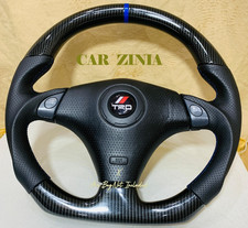 Toyota Trd Customize Carbon Fiber Steering Wheel Mk4 Mr2 Celica Jzx Mr-s Alteeza