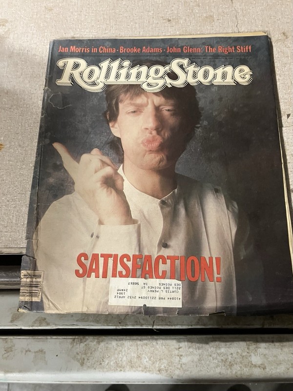 1983 ROLLING STONE Magazine #409 G/VG 3.0 Mick Jagger - John Glenn