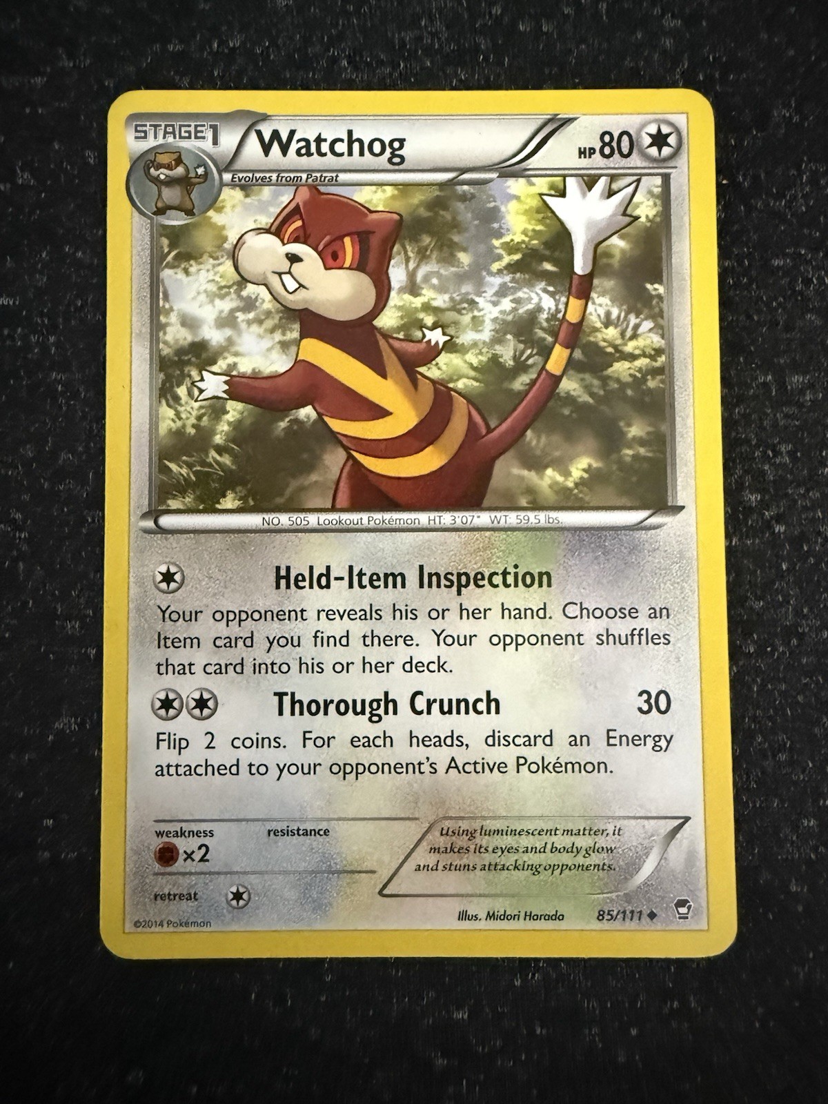 Watchog 85/111- Furious Fists- Regular Uncommon- LP