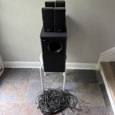 BOSE ACOUSTIMASS 5 SERIES II HOME THEATER 2 SPEAKER SYSTEM + SUBWOOFER