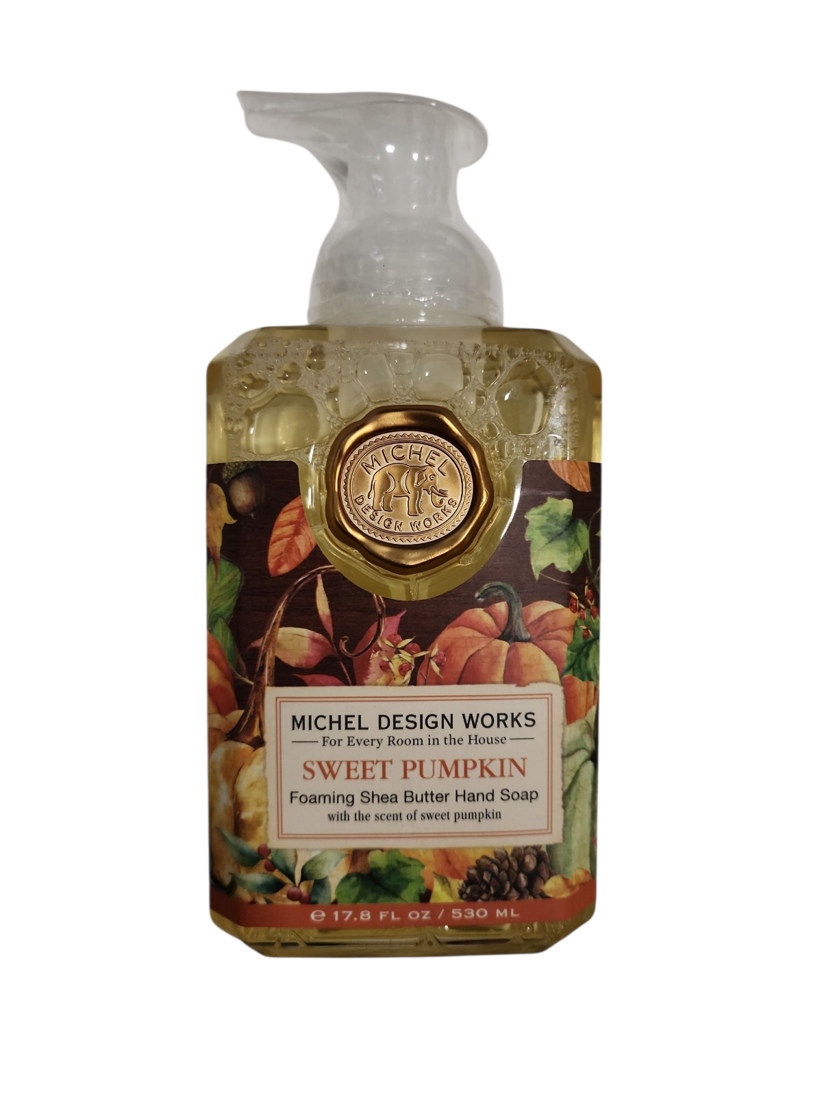 Michel Design Works Foaming Hand Soap, Sweet Pumpkin, 17.8 FL OZ, 530 ML