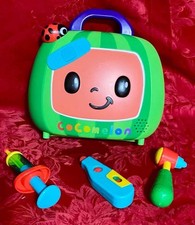 Cocomelon Play Doctor Bag With 3 Accessories Syringe Thermometer Reflex Hammer